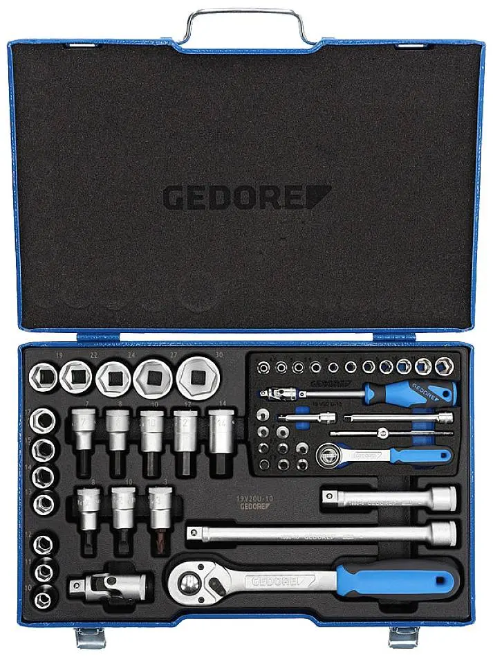 Produktfoto 1 von Gedore Steckschlüsselsatz 50teilig 6157490