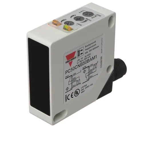 Produktfoto 1 von Carlo Gavazzi PC50CNB50BAM1, PHOTO DR PL 0,6M DC NO+NC STECKER