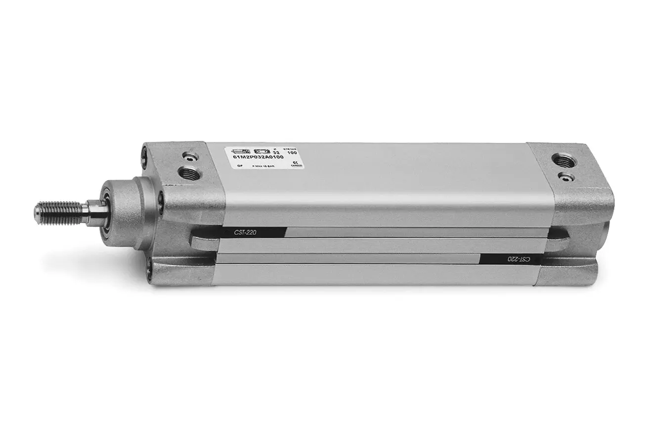 Produktfoto 1 von Camozzi 61M2P080A0125 ISO15552-Antrieb mit Stoßdämpfung, Serie 61