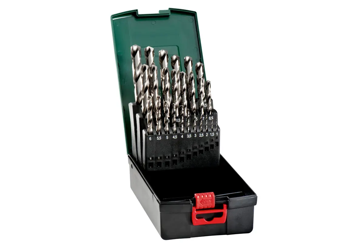 Produktfoto 1 von Metabo 627669000, HSS-G-Kunststoffkassette SP, 25-teilig