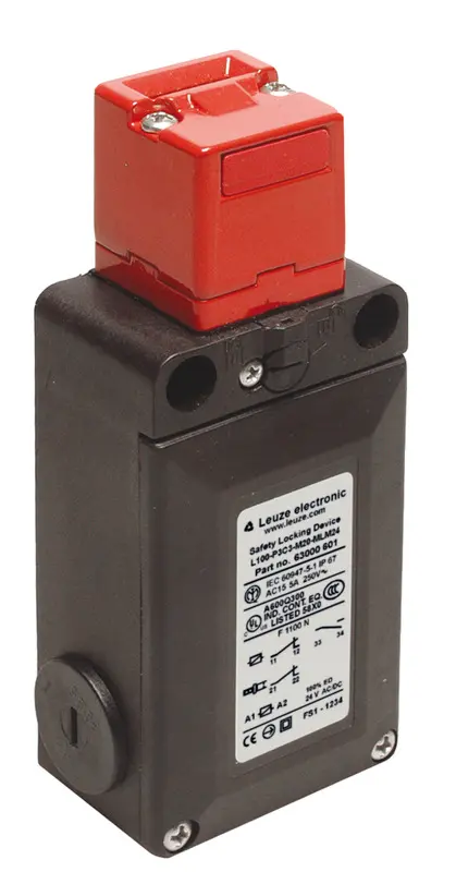 Produktfoto 1 von Leuze Electronic L100-P3C3-M20-SLM24, Sicherheits-Zuhaltung
