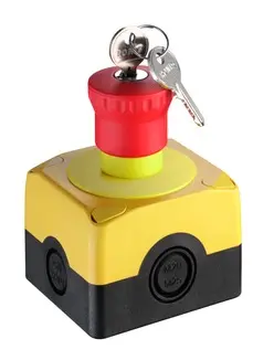 Produktfoto 1 von Leuze Electronic ESB200-4KR-C, NOT-HALT Taster
