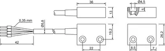 Produktfoto 1 von Leuze Electronic MC336-S1C10-A, Sensor magnetcodiert