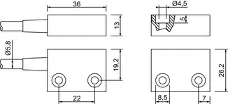 Produktfoto 1 von Leuze Electronic MC336-S1-C02M12-A, Sensor magnetcodiert