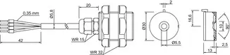 Produktfoto 1 von Leuze Electronic MC330-S1C10-A, Sensor magnetcodiert