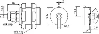 Produktfoto 1 von Leuze Electronic MC330-S1-C02M12-A, Sensor magnetcodiert