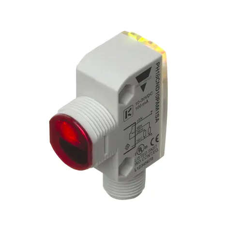 Produktfoto 1 von Carlo Gavazzi PH18CND10PAM1SA, PHOTO SQ DR PL M18 PNP NO+NC, STECKER
