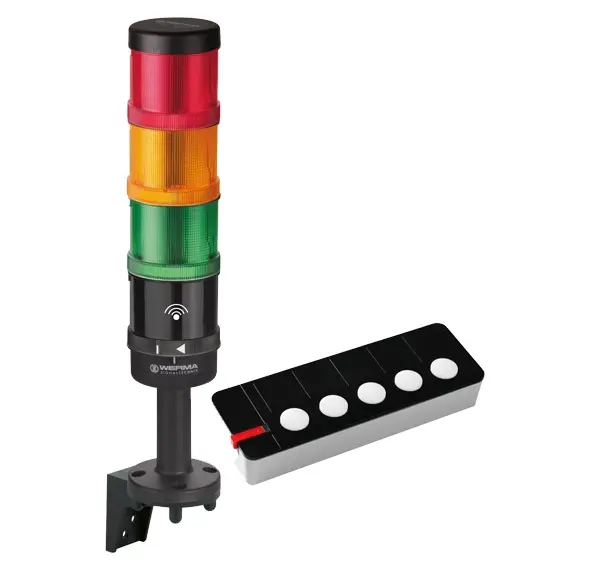 Produktfoto 1 von Werma 649.000.13, AndonWirelessSET Basis 5-Tasten 868MHz