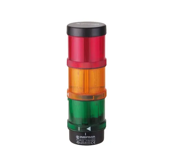 Produktfoto 1 von Werma 649.240.01, Signals&auml;ule KS71 BWM 115VAC GN/YE/RD