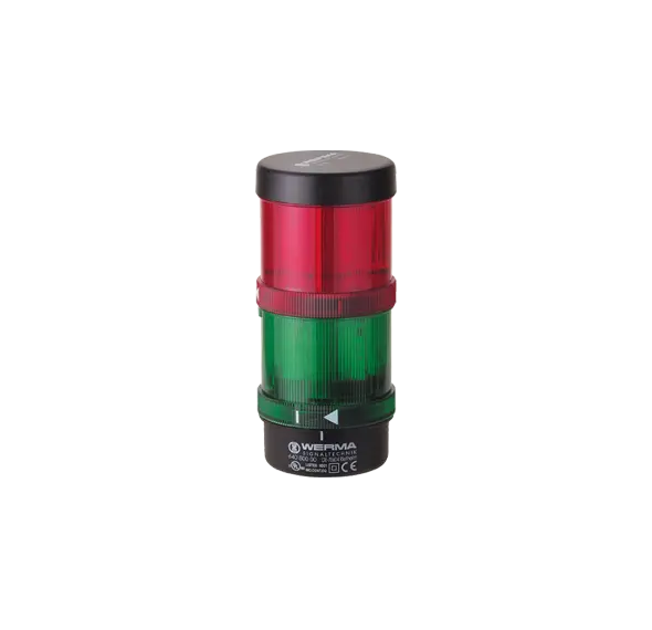 Produktfoto 1 von Werma 649.240.04, Signalsäule KS71 BWM 24VAC/DC GN/RD