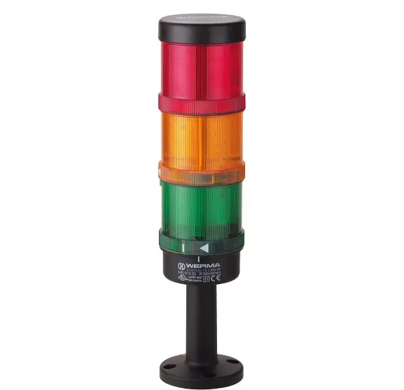 Produktfoto 1 von Werma 649.240.05, Signals&auml;ule KS71 RM 24VAC/DC GN/YE/RD