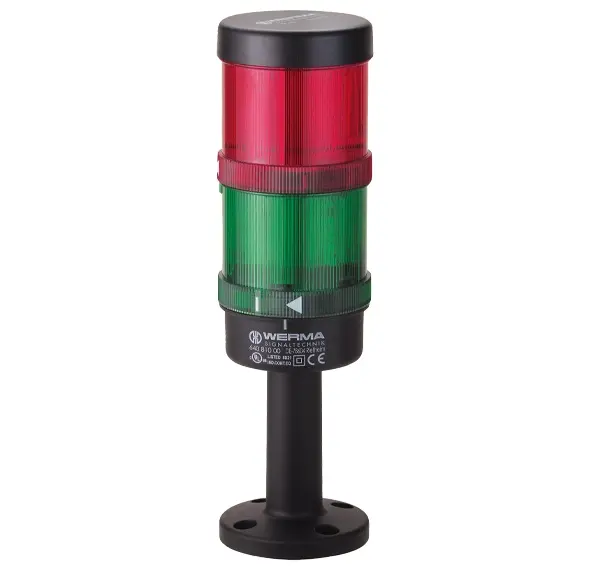 Produktfoto 1 von Werma 649.240.06, Signals&auml;ule KS71 RM 24VAC/DC GN/RD