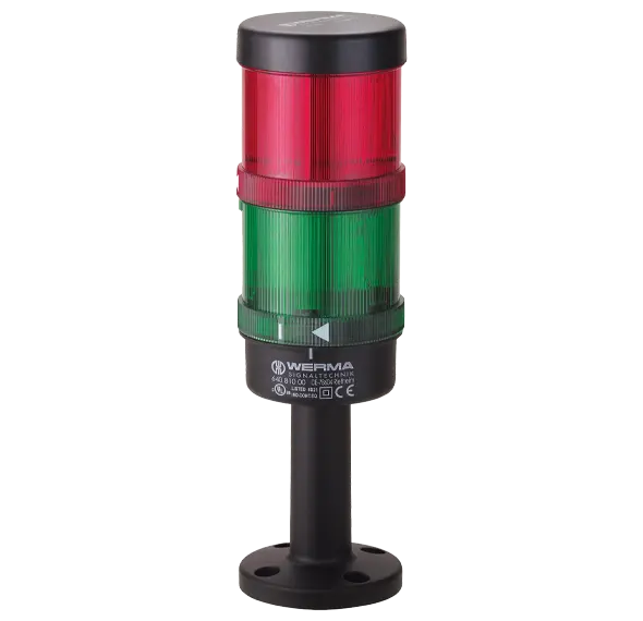 Produktfoto 1 von Werma 649.240.06, Signalsäule KS71 RM 24VAC/DC GN/RD