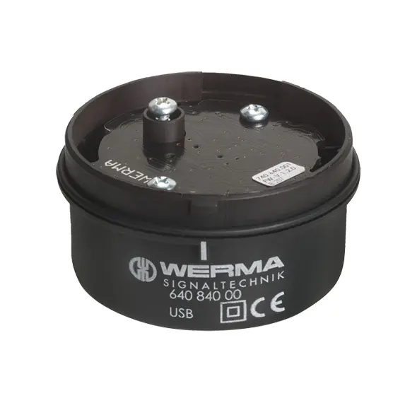 Produktfoto 1 von Werma 640.840.00, USB-Anschlusselement RM 5VDC BK