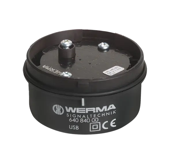 Produktfoto 1 von Werma 640.840.00, USB-Anschlusselement RM 5VDC BK