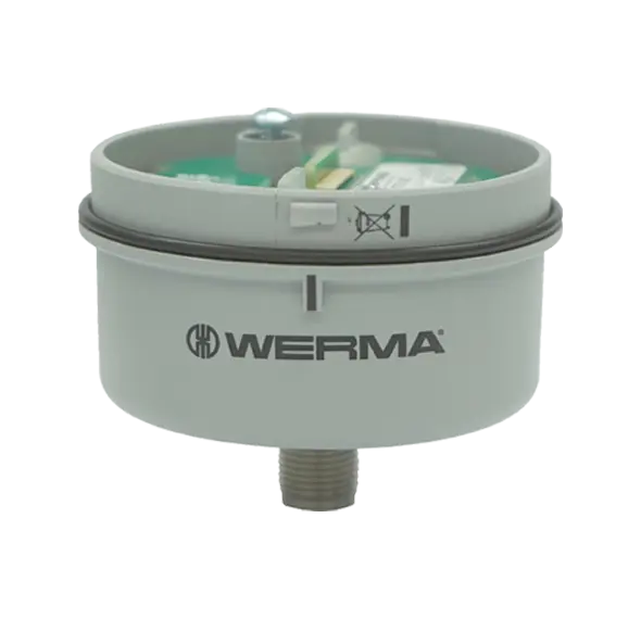 Produktfoto 1 von Werma 640.980.00, Anschlusselement M12 8-Pol GY