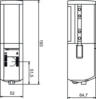 Produktfoto 1 von Leuze Electronic MLD510-XR1/A, Einstrahl-Sicherheits-Lichtschranke Empfänger