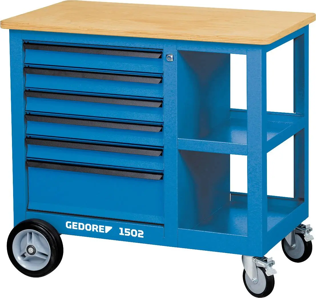 Produktfoto 1 von Gedore 6620620 Rollwerkbank (B x H x T) 950 x 870 x 550mm Blau