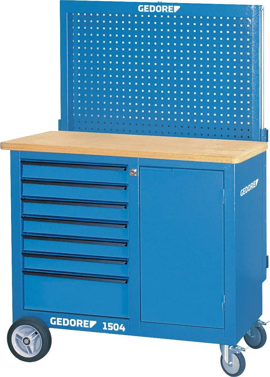 Produktfoto 1 von Gedore 6623990 Rollwerkbank (B x H x T) 1100 x 985 x 550mm Blau