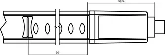 Produktfoto 1 von Leuze Electronic MLC500T14300/30900, Sicherheits-Lichtvorhang Sender