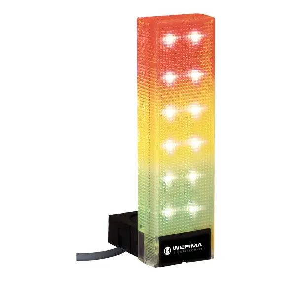 Produktfoto 1 von Werma 690.330.55, VarioSIGN 1S BM 24VDC GN/YE/RD
