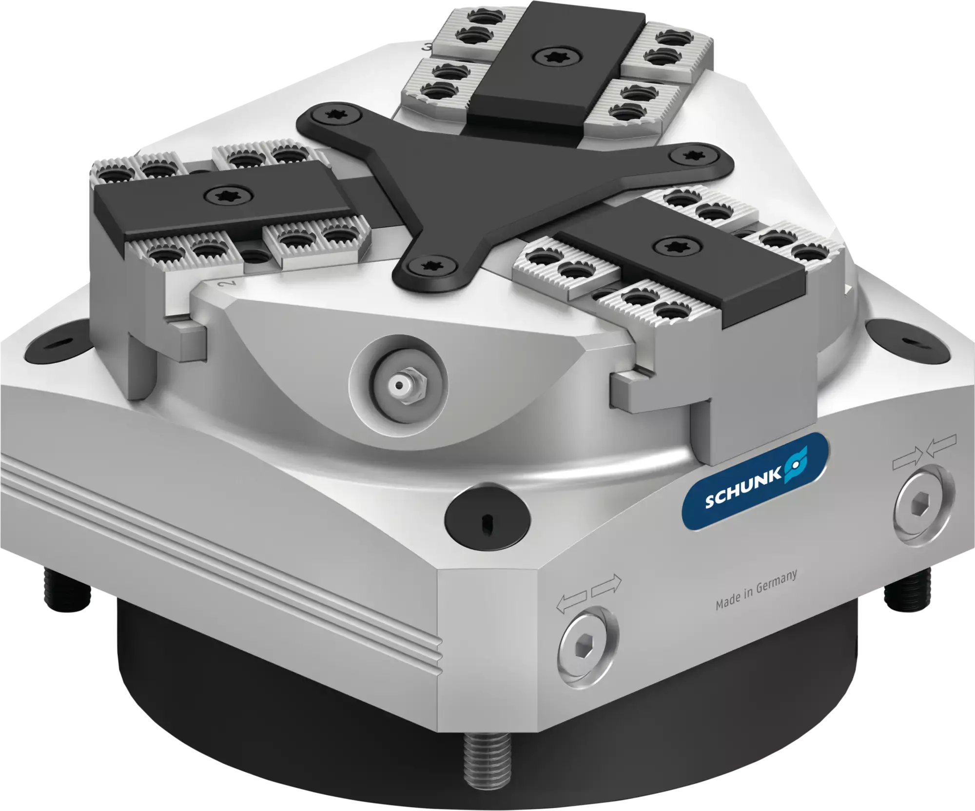 Produktfoto 1 von SCHUNK KRF3-LH 160, Federgespannte 3-Backen-Kraftspannblöcke