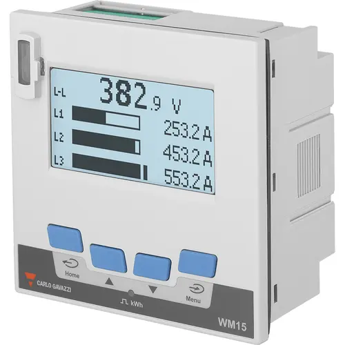 Produktfoto 1 von Carlo Gavazzi WM1596AV53XOSX, KOMPAKTER 3-PH-STROMANALYSATOR SELBSTPS