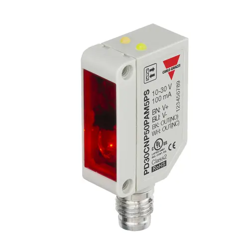 Produktfoto 1 von Carlo Gavazzi PD30CNP50PAM5PS, PHOTO PRR 5M PNP NO+NC POINT SPOT STECKER