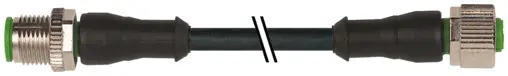 Produktfoto 1 von Murrelektronik 7000-40041-7322500, M12 St. 0°/M12 Bu. 0° A-kod.