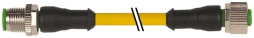 Produktfoto 1 von Murrelektronik 7000-46045-1380500, M12 St. 0°/M12 Bu. 0° A-kod.
