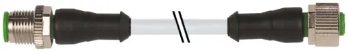 Produktfoto 1 von Murrelektronik 7000-40041-2551250, M12 St. 0°/M12 Bu. 0° A-kod.
