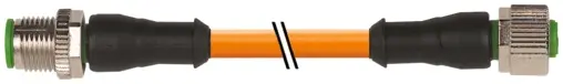 Produktfoto 1 von Murrelektronik 7000-40041-8521000, M12 St. 0°/M12 Bu. 0° A-kod.