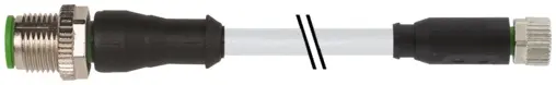 Produktfoto 1 von Murrelektronik 7000-40561-2502000, M12 St. 0°/M8 Bu. 0° A-kod.