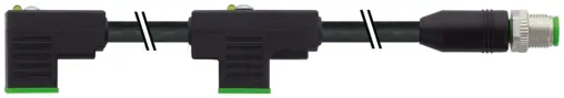 Produktfoto 1 von Murrelektronik 7000-41856-6371000, M12 St. 0° A-kod./MSUD DVS BI-11mm