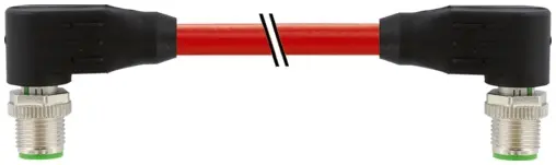 Produktfoto 1 von Murrelektronik 7000-44561-7920750, M12 St. 90°/M12 St. 90° D-kod. geschirmt