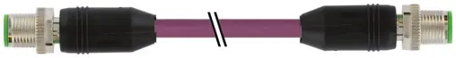 Produktfoto 1 von Murrelektronik 7000-44511-7982200, M12 St. 0°/M12 St. 0° D-kod. geschirmt