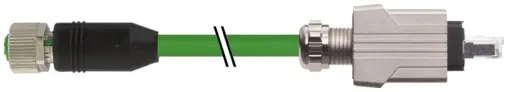 Produktfoto 1 von Murrelektronik 7000-44625-7931500 M12 Bu. D-kod./RJ45 AIDA