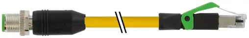 Produktfoto 1 von Murrelektronik 7000-44711-6751000, M12 St. 0° D-kod./RJ45 St. 0° geschirmt