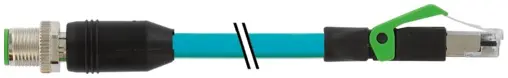 Produktfoto 1 von Murrelektronik 7000-44711-6772500, M12 St. 0° D-kod./RJ45 St. 0° geschirmt