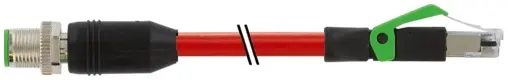 Murrelektronik 7000-44711-7921500, M12 St. 0° D-kod./RJ45 St. 0° geschirmt