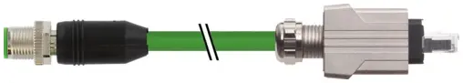 Produktfoto 1 von Murrelektronik 7000-44715-7960150 M12 St. 0° D-kod./RJ45 AIDA