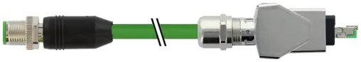 Produktfoto 1 von Murrelektronik 7000-44717-7940080 M12 St. 0° D-kod./RJ45 AIDA