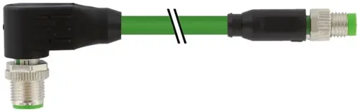 Murrelektronik 7000-44921-7910600, M12 St. 90° D-kod./M8 St. 0° A-kod. geschirmt