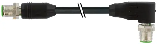 Produktfoto 1 von Murrelektronik 7000-47011-8050115, M12 St. 0°/M12 St. 90° Y-kod. geschirmt