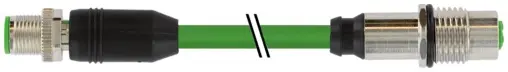 Produktfoto 1 von Murrelektronik 7000-47151-8310060 M12 St./M12 Bu. Flansch Y-kod. gesch.