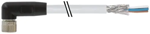Produktfoto 1 von Murrelektronik 7000-08801-2413000, M8 Bu. 90° A-kod. freies Ltg-ende geschirmt