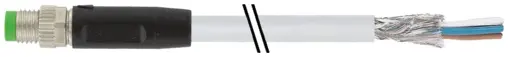 Produktfoto 1 von Murrelektronik 7000-08711-2411500, M8 St. 0° A-kod. freies Ltg-ende geschirmt