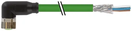 Produktfoto 1 von Murrelektronik 7000-08841-7911000, M8 Bu. 90° A-kod. freies Ltg-ende geschirmt