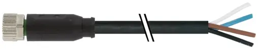 Produktfoto 1 von Murrelektronik 7000-08871-6343000, M8 Bu. 0° A-kod. freies Ltg-ende