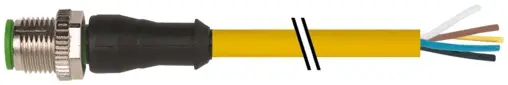 Produktfoto 1 von Murrelektronik 7000-12041-0352000, M12 St. 0° A-kod. freies Ltg-ende
